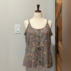 Maurice’s Floral Green Women's Top. XL